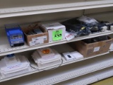 contents of 4' section: assorted refrigeration & mechanical controls & parts