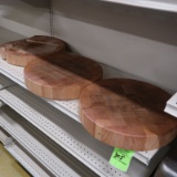 Boos butcher block cutting boards, ~18