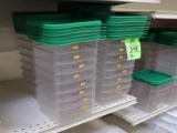 Cambro plastic containers w/ lids