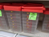 Cambro plastic containers w/ lids