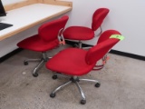padded office chairs