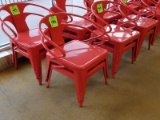 metal stackable cafe chairs