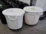 Rubbermaid Brute compost cans