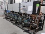 2017 Hussmann compressor rack w/ 7) Bitzer compressors & Emerson CX-400 CPC