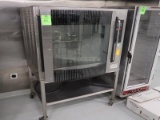 BKI electric rotisserie on stand, w/ spits