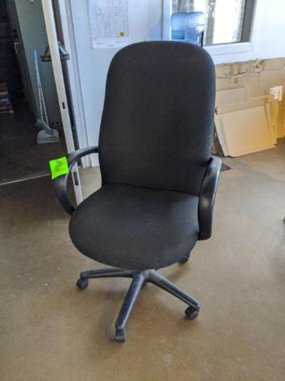 Padded office chair