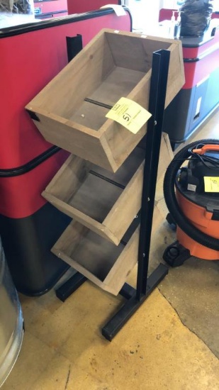 4’ Tall Wooden Crate Merchandiser