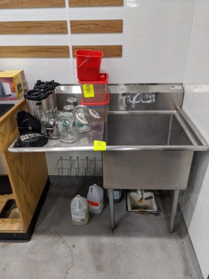 50" x 30" single compartment sink