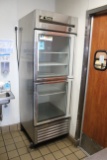 True Two Glass Door Refrigerator