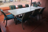 (3) Café Tables W/ (8) Telescope Casual Chairs