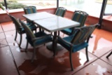 (2) Café Tables W/ (6) Telescope Casual Chairs