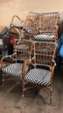 Zebra Geometric Chairs