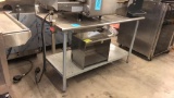 5’ Stainless Steel Table W/ Edlund Can Opener