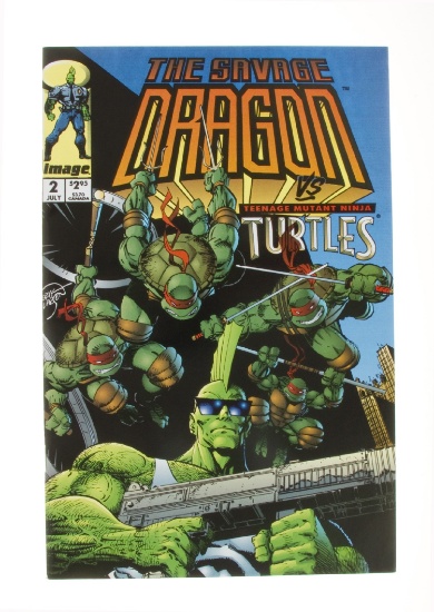 The Savage Dragon vs Teenage Mutant Ninja Turtles Comic Book