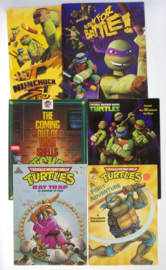 Lot of Teenage Mutant Ninja Turtles 14 Books & 2 Folders
