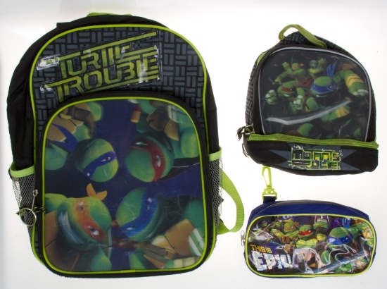 Lot of Teenage Mutant Ninja Turtles Backpacks & Bag