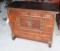 ORIENTAL CHEST/CABINET W/ 3 SMALL DRAWERS