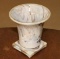 UNUSUAL 5.5 IN. AKRO AGATE 307 DART POT W/BASE,