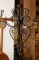 ANTIQUE CAST IRON FANCY HAT & COAT RACK W/