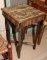 LOG CABIN ADIRONDACK SIDE TABLE W/ LOG SKIRT