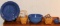 4 PCS LONGABERGER INC. CORNFLOWER BLUE