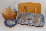 3 LONGABERGER BASKETS INC. SMALL CATCH ALL