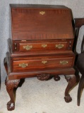 DIMINUTIVE FALL FRONT SECRETARY W/ A CHIPPENDALE/