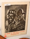 AN AMOS 'N' ANDY RADIO EPISODE, OLD PROGRAM,