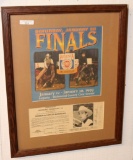 1999 AUGUSTA FUTURITY RIDING ORDER & DISPLAY,