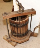 SMALL OLD WEATHERED APPLE PRESS