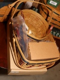 COLLECTION OF LONGABERGER BASKET & POTTERY