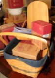 COLLECTION OF LONGABERGER BASKET & POTTERY