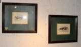 PR HORSE & RIDER RACING LITHOS, FRAMED & GLAZED,