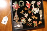 15+ PCS VTG CHRISTMAS COSTUME JEWELRY INC.