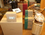 LONGABERGER COLLECTION OF POTTERY & BASKET