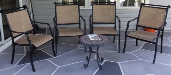 Coleman Table and Chairs Patio Set
