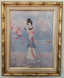 Framed Geisha Picture