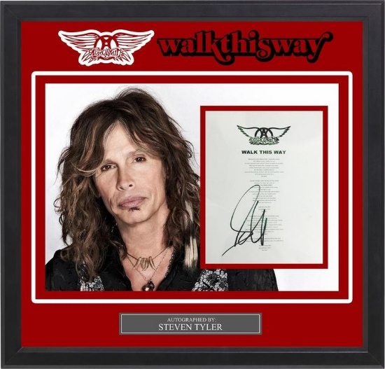 Aerosmith Walk This Way Signed Lyrics