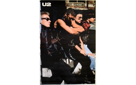 U2 Signed Poster