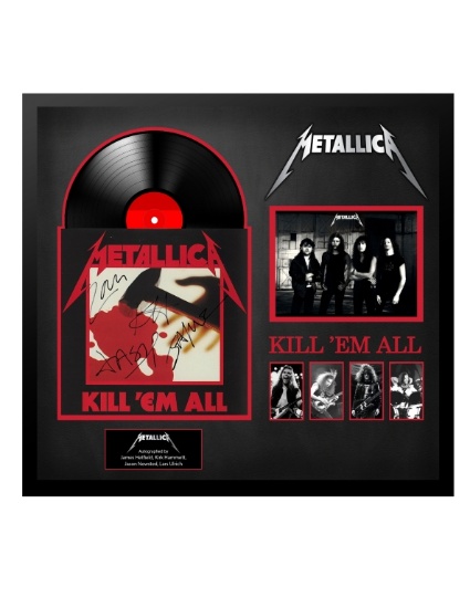 Metallica "Kill 'Em All" Signed Album