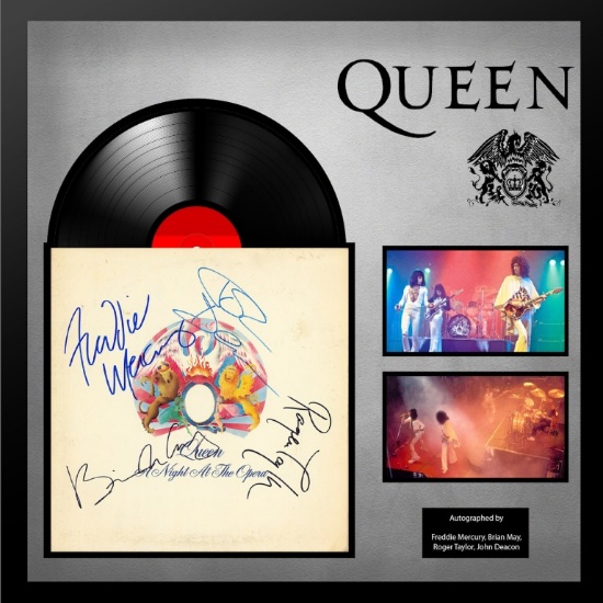 Queen "A Night At The Opera" Framed Album
