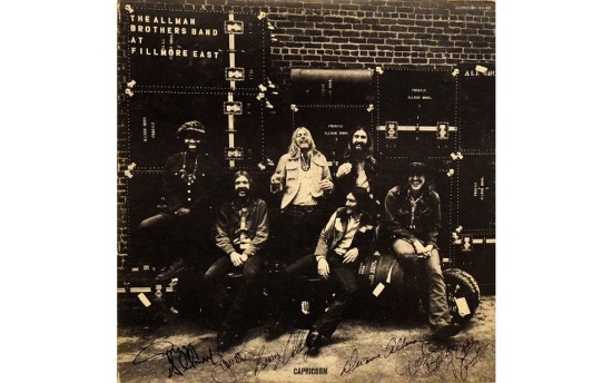 Allman Brothers "At Fillmore East" Signed Album