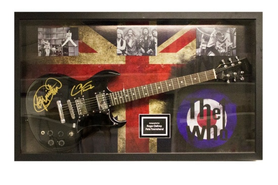 Who Signed and Framed Guitar