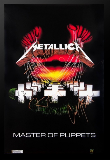 Metallica Signed Poster