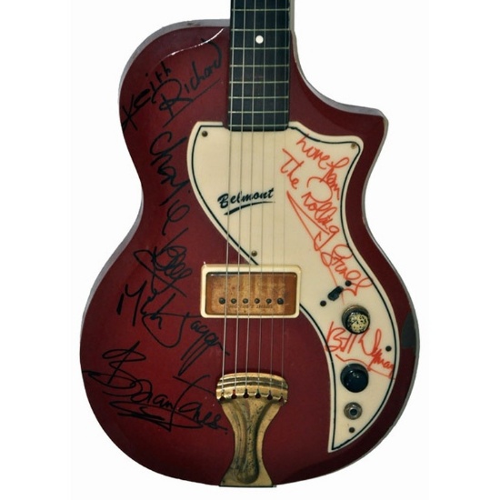 Rolling Stones Signed Guitar