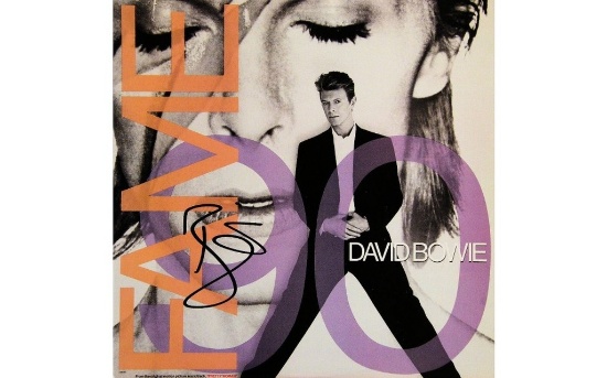 David Bowie "Fame '90" Signed Album