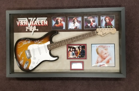 Van Halen 1984 Signed Guitar