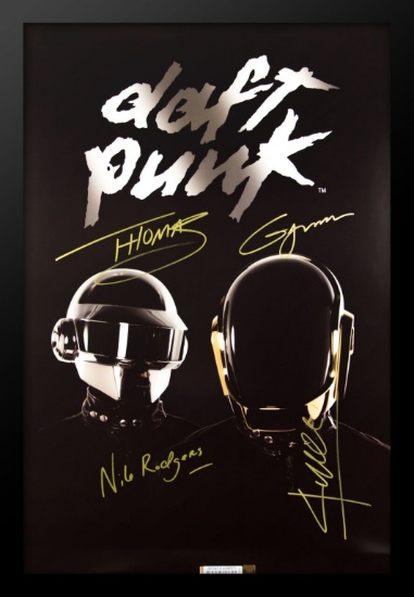 Daft Punk Signed Poster