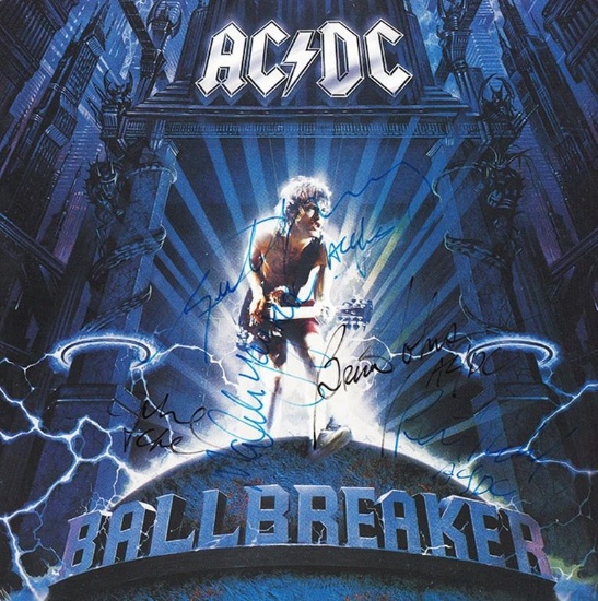 AC/DC "Ballbreaker" Signed Album