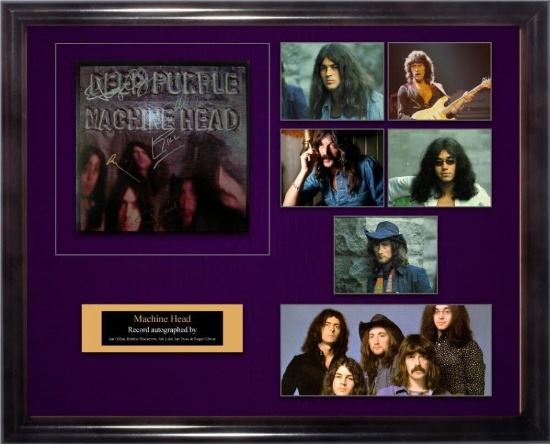 Deep Purple "Machine Head" Signed Album